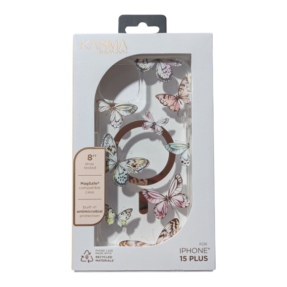 Body Glove Other - B3. Karma By Body MagSafe Case Glove For Apple iPhone 15 Plus - ButterFly Clear